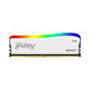 RAM Kingston Fury Beast 8GB 3200MHz DDR4 RGB White (KF432C16BWA/8)