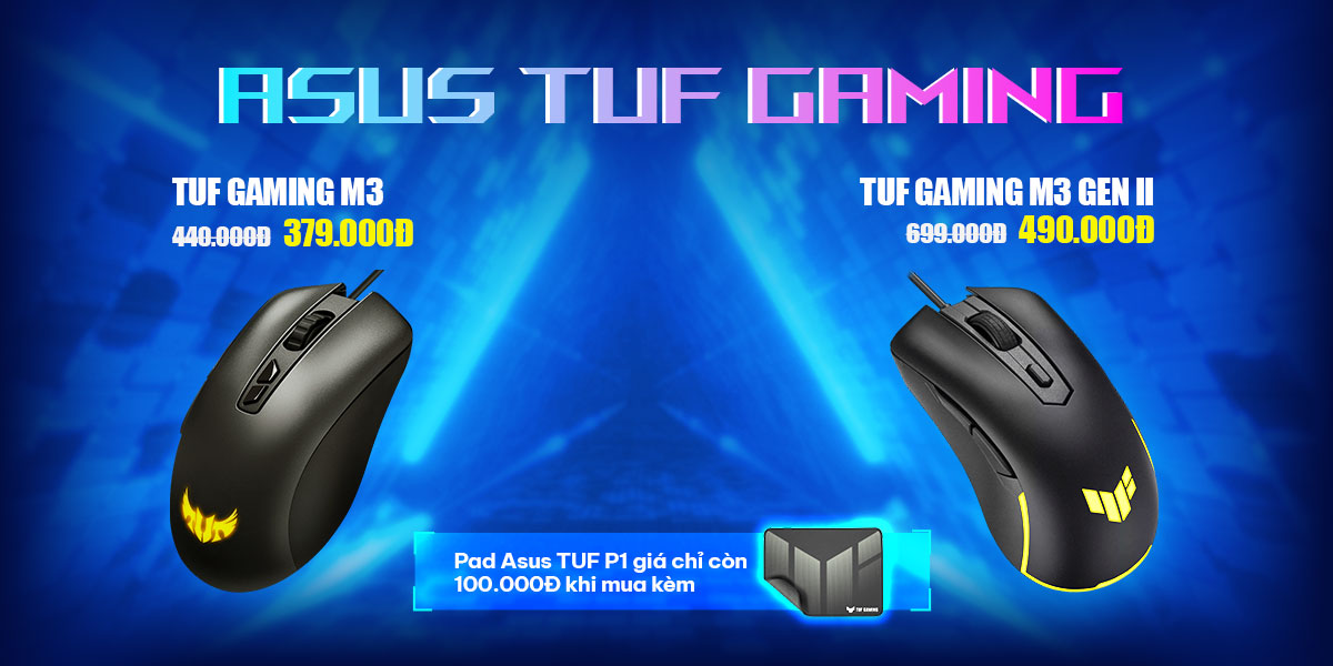 TUF M3 - Lướt Game Mượt Mà, Rước Deal Thả Ga!