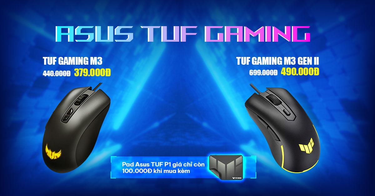 TUF M3 - Lướt Game Mượt Mà, Rước Deal Thả Ga!