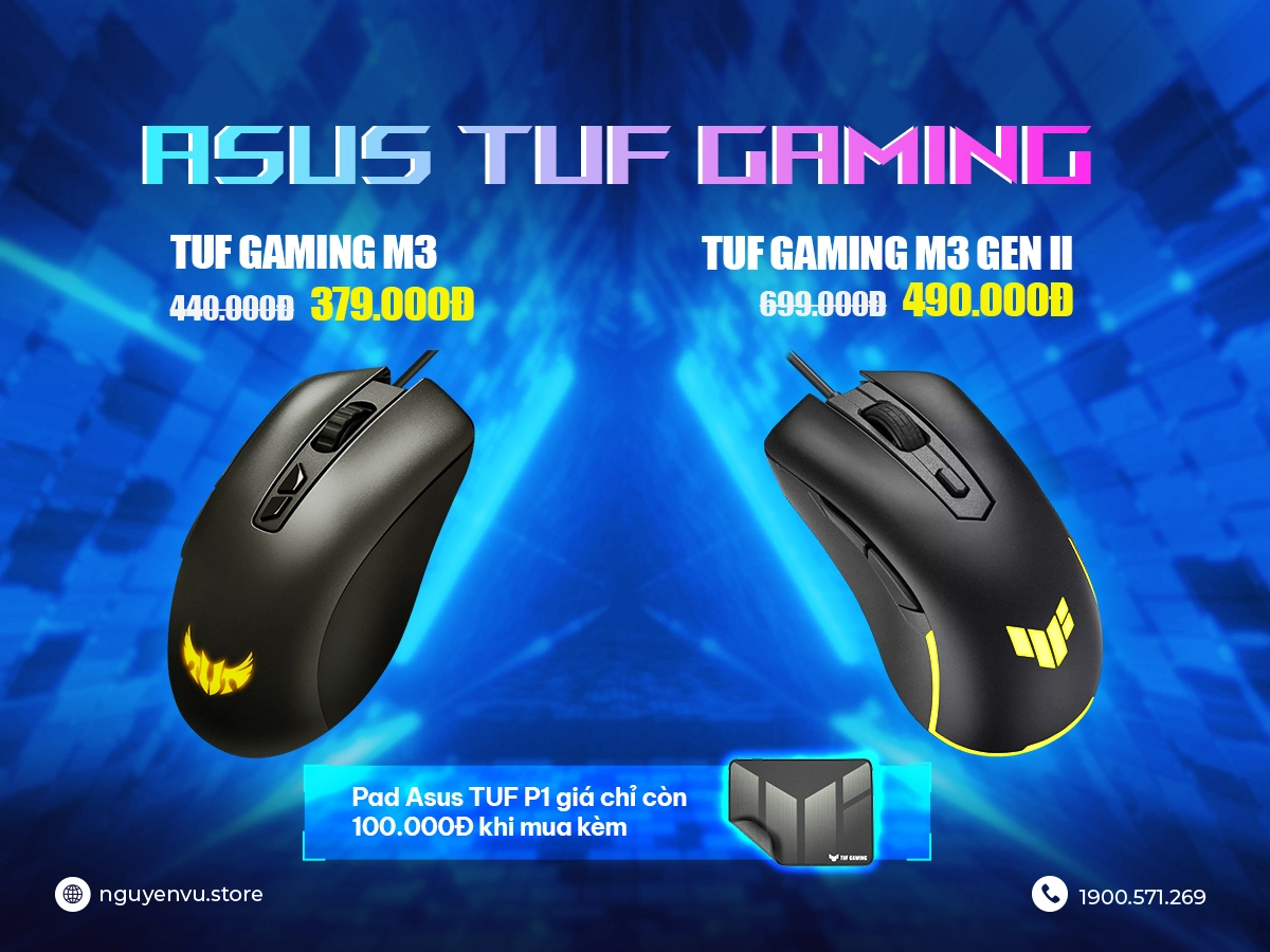 TUF M3 - Lướt Game Mượt Mà, Rước Deal Thả Ga!