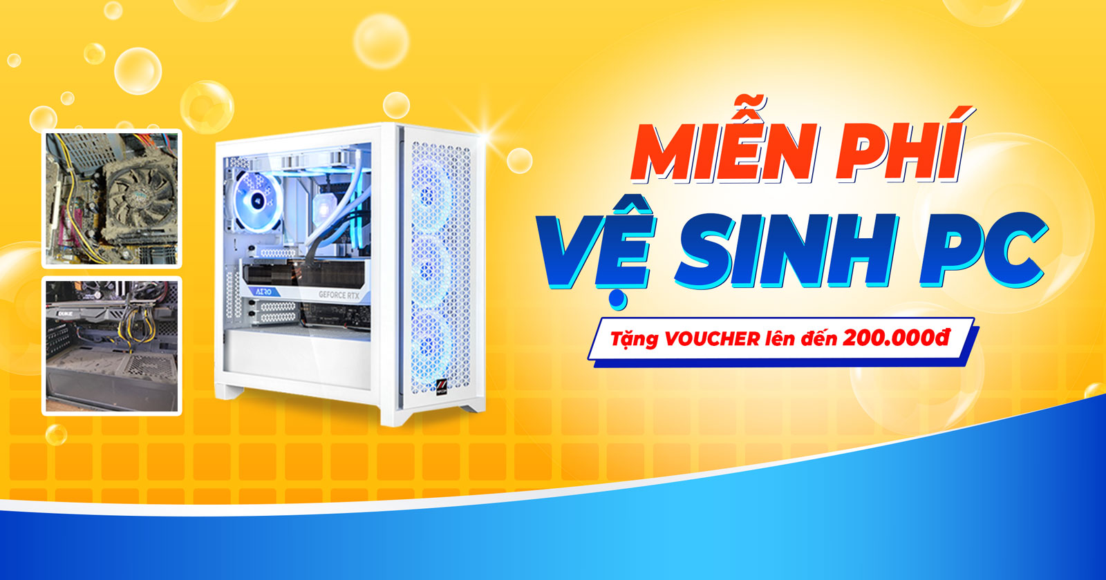 Miễn phí vệ sinh PC tại Nguyễn Vũ Store