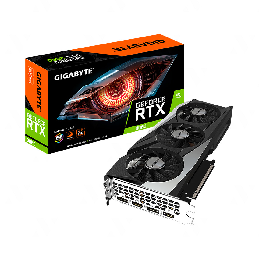 Card màn hình Gigabyte RTX 3060 GAMING OC 12G GV-N3060GAMING OC-12GD chính hãng giá rẻ tại Cần Thơ