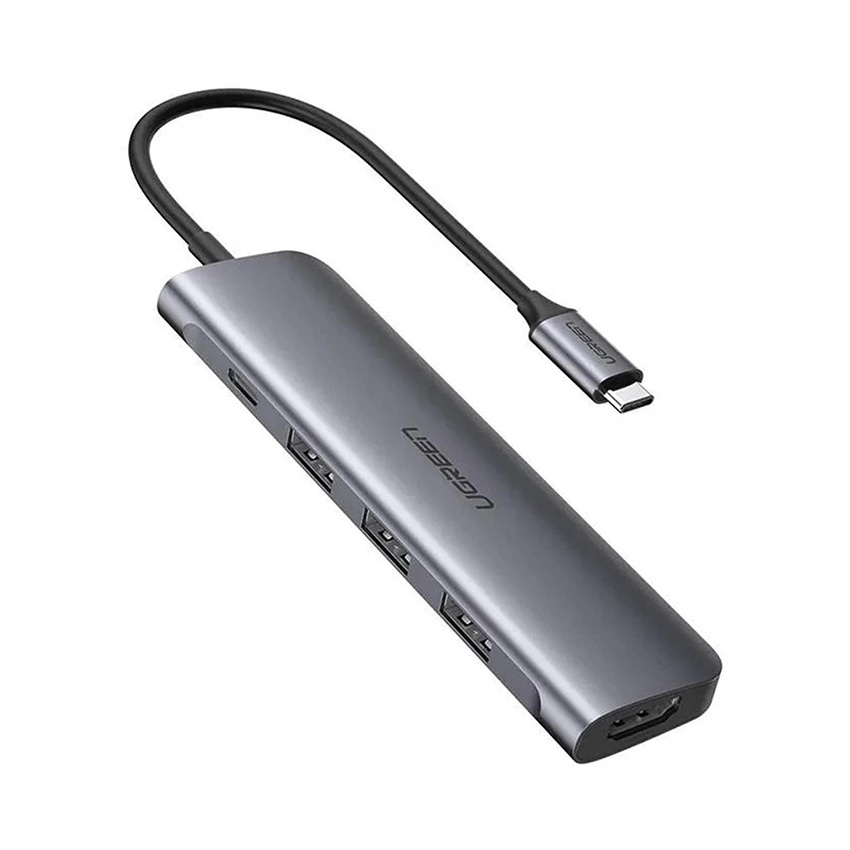 Hub Ugreen 70495 5 in 1 (USB Type-C sang HDMI, USB 3.1, 100w PD) chính hãng giá rẻ Cần Thơ