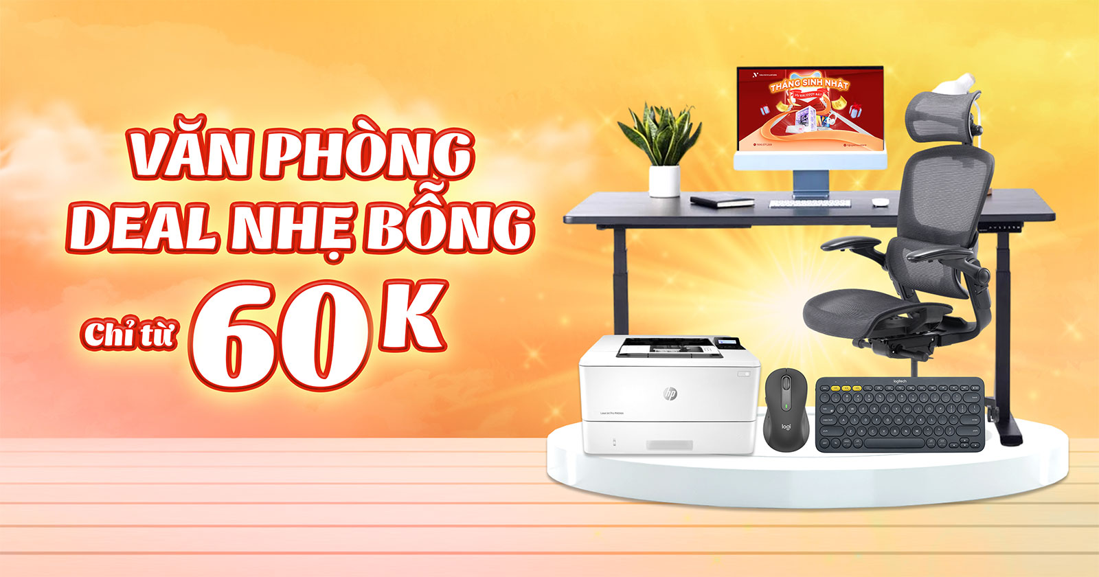 VĂN PHÒNG DEAL NHẸ BỖNG chỉ từ 60K