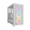 Vỏ Case Corsair 3000D RGB Airflow Mid Tower White (CC9011256-WW)