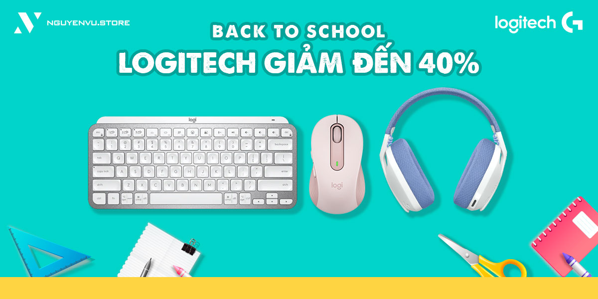 Back To School | Logitech giảm đến 40%