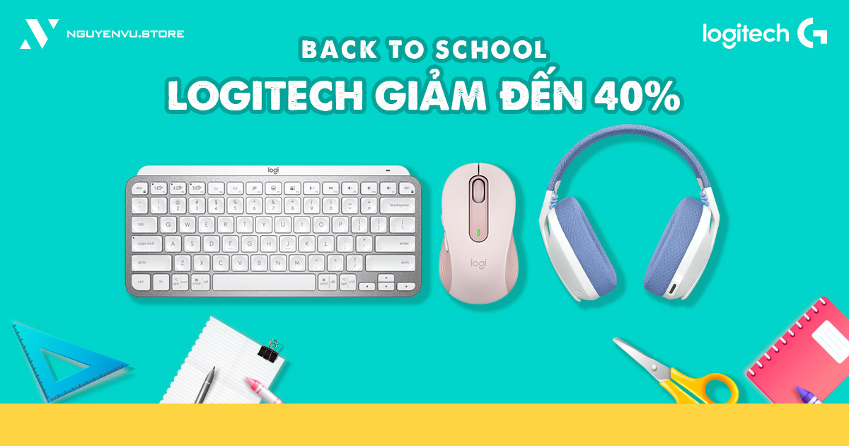 Back To School | Logitech giảm đến 40%