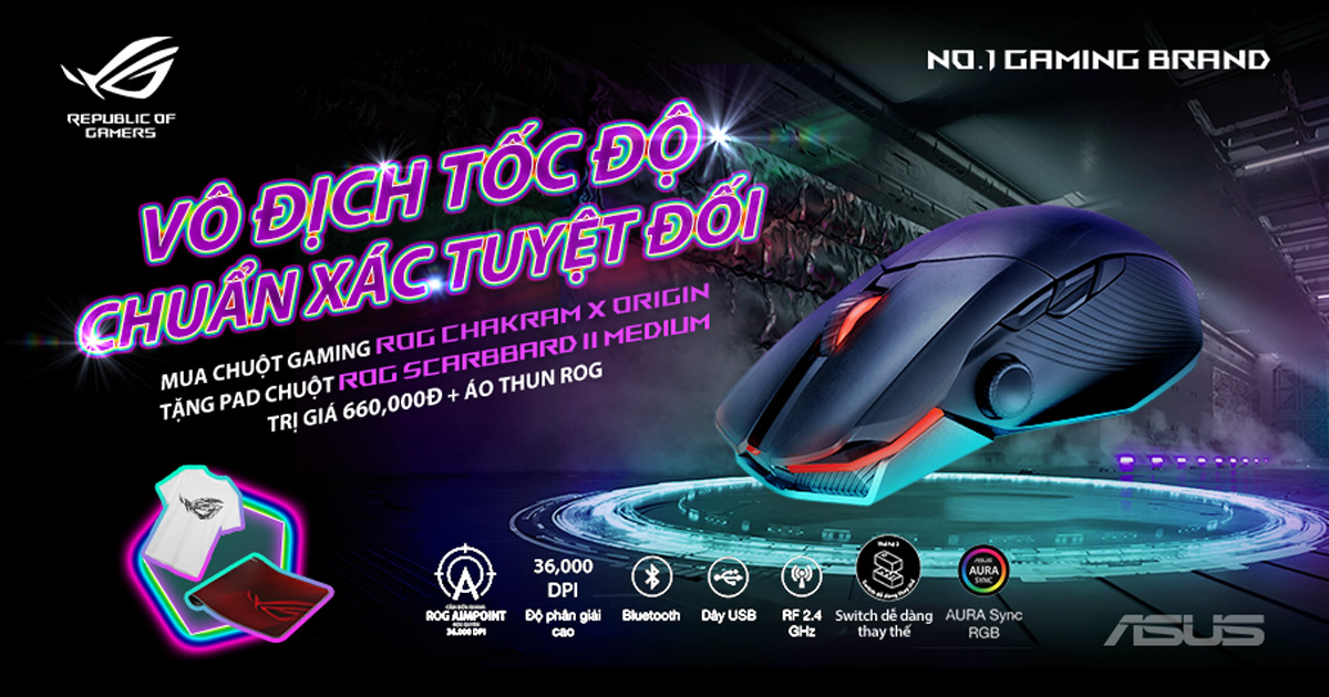 ROG Chakram X Origin | Vô Địch Tốc Độ - Chuẩn Xác Tuyệt Đối