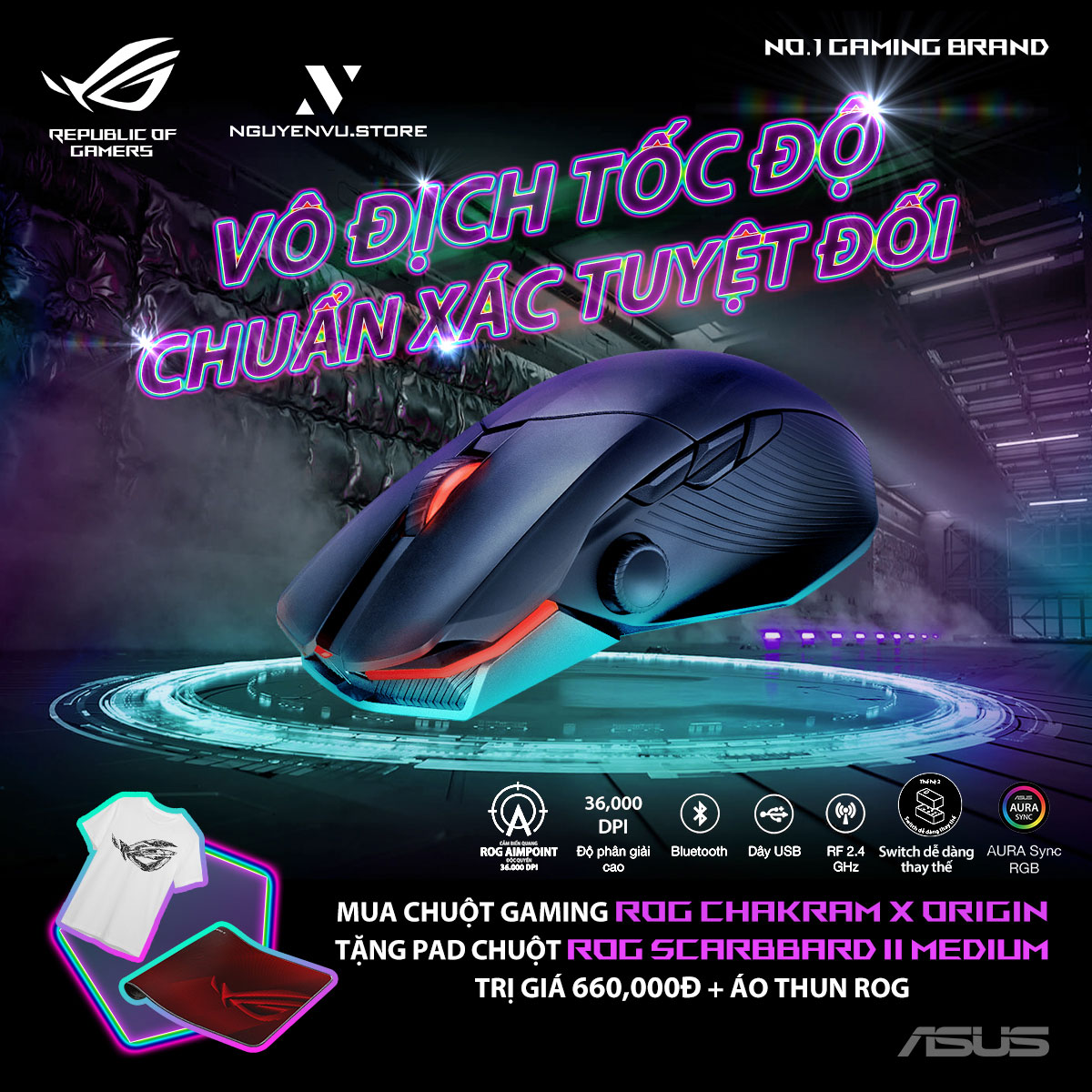 ROG Chakram X Origin | Vô Địch Tốc Độ - Chuẩn Xác Tuyệt Đối