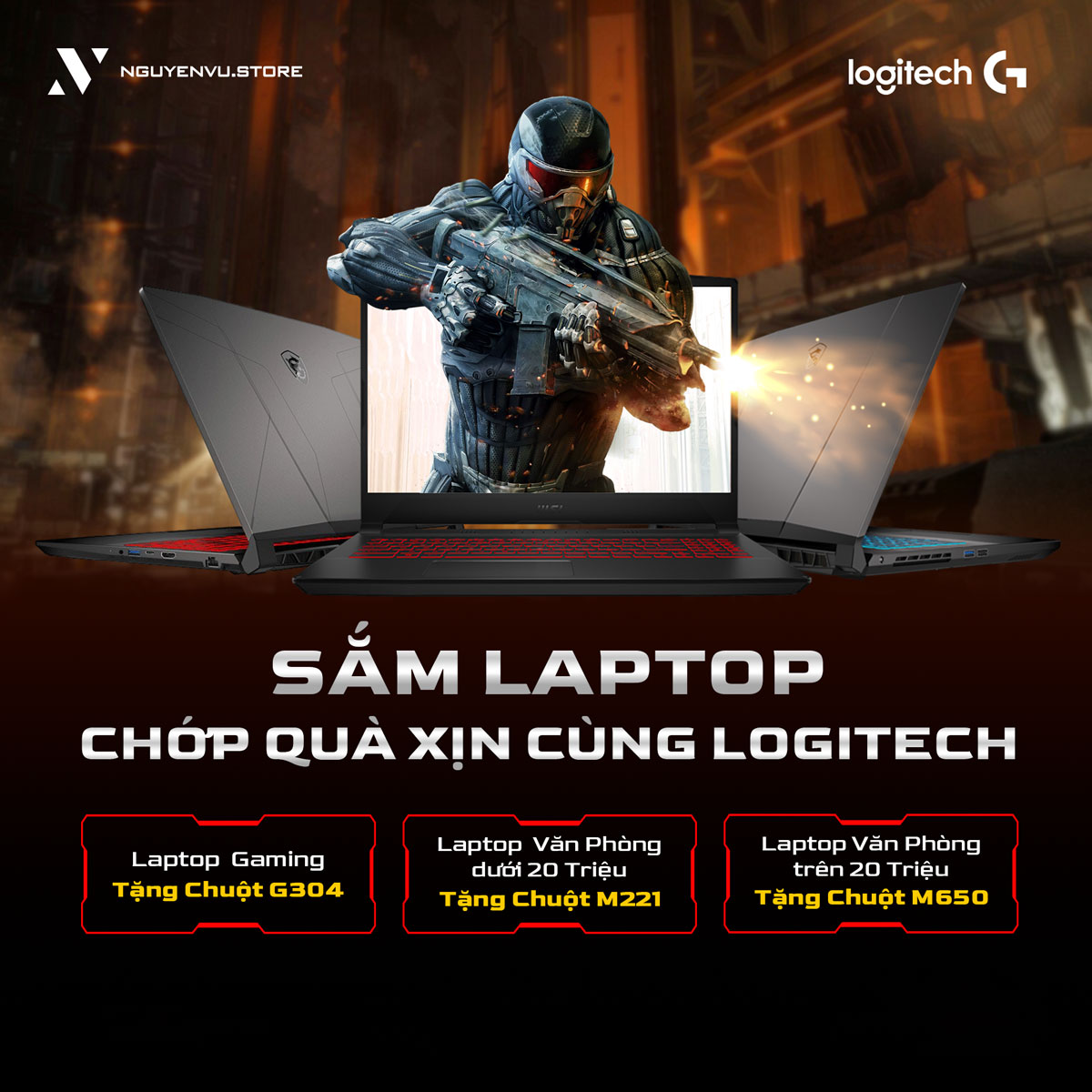 Sắm Laptop, Chớp Quà Xịn cùng Logitech