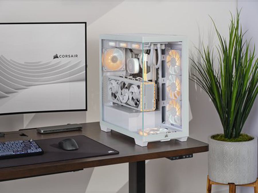 Vỏ Corsair 3500X Tempered Glass Mid-Tower (Đen, Trắng)