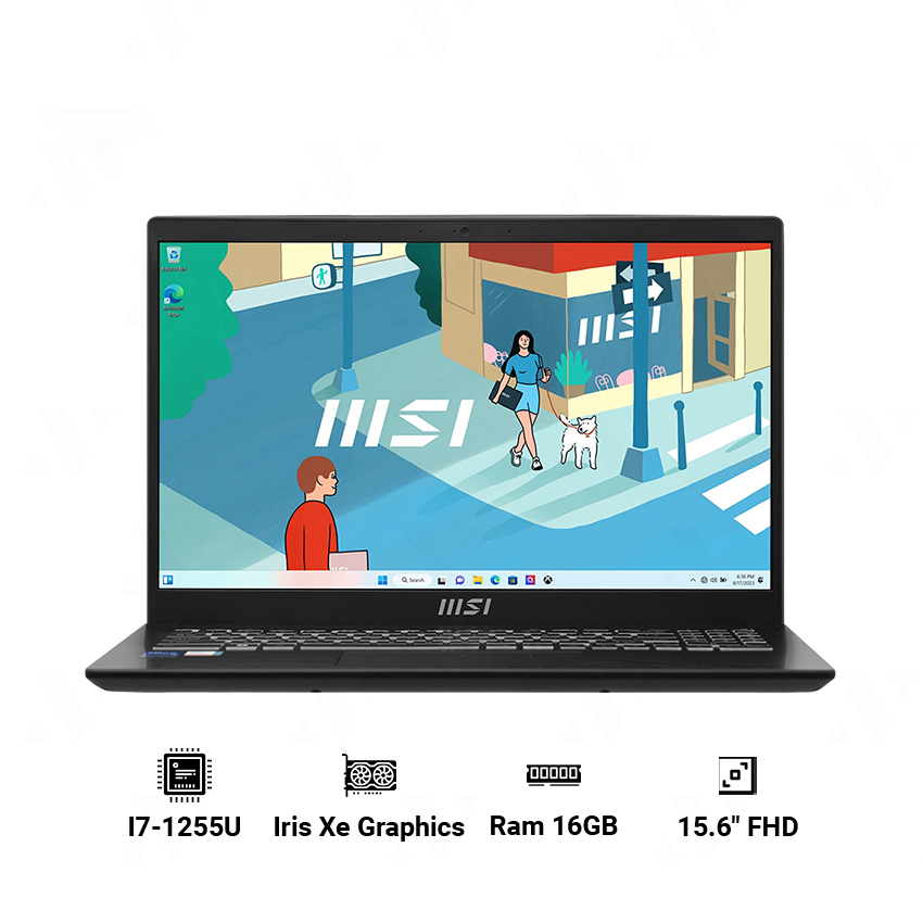 Laptop MSI Modern 15 B12MO 487VN