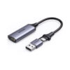 Cáp ghi hình HDMI to USB A/ USB C Ugreen 40189