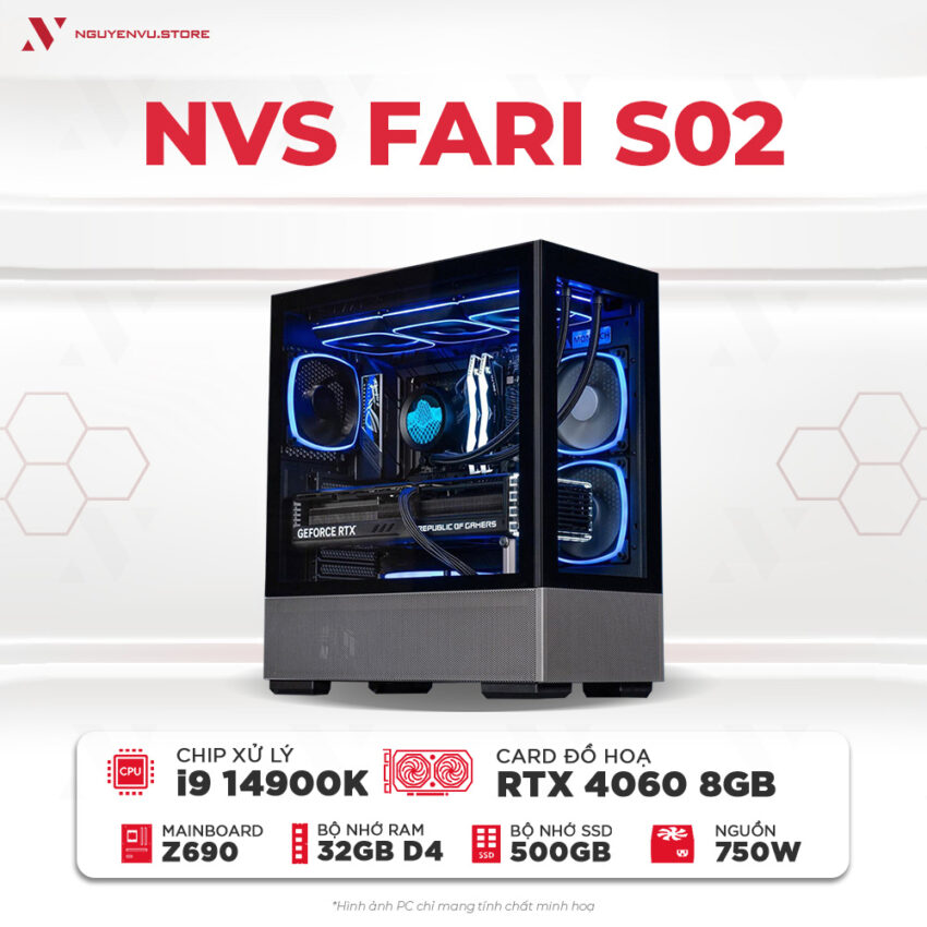 Cấu hình PC Gaming i9 14900K RTX 4060 Giá rẻ chính hãng hỗ trợ trả góp