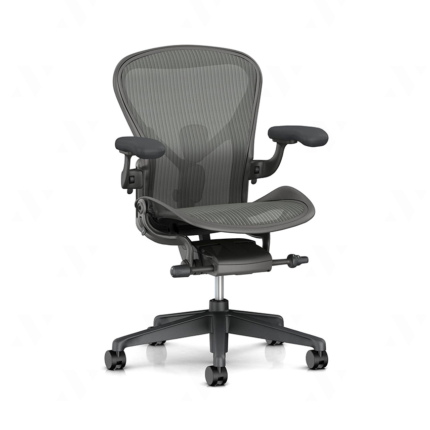 Ghế Công thái học Herman Miller Aeron (Khung Hợp Kim, Chân Hợp Kim) chính hãng giá rẻ Cần Thơ