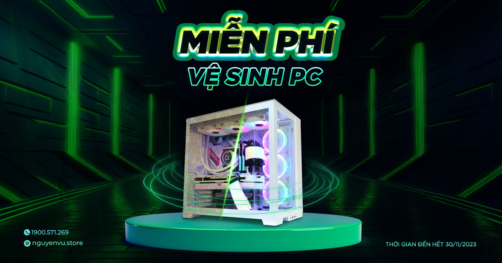 Miễn phí vệ sinh PC Cần Thơ