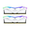 RAM TeamGroup T-Force Delta RGB 32GB (2x16GB) DDR5 5600Mhz White