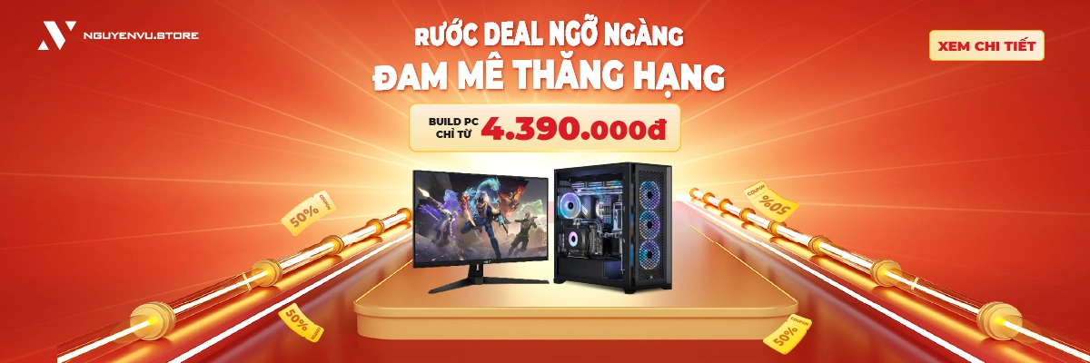 BUILD PC | Rước Deal Ngỡ Ngàng - Đam mê Thăng Hạng