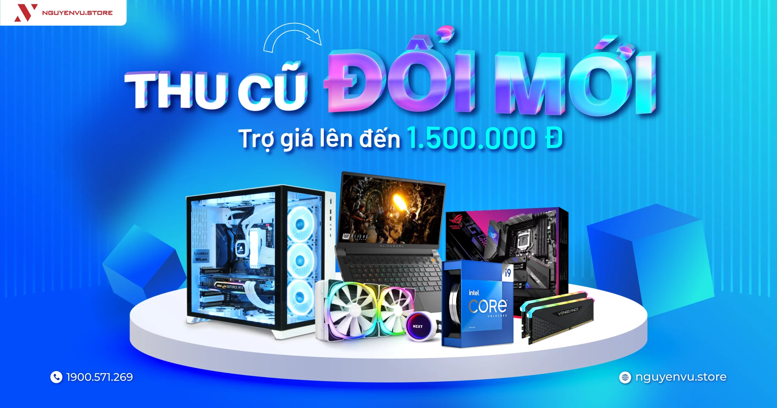 Thu cũ đổi mới PC Laptop | Nguyễn Vũ Store