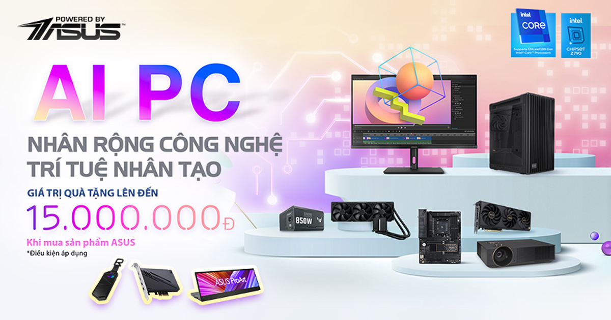 AI PC - NHÂN RỘNG CÔNG NGHỆ TRÍ TUỆ NHÂN TẠO