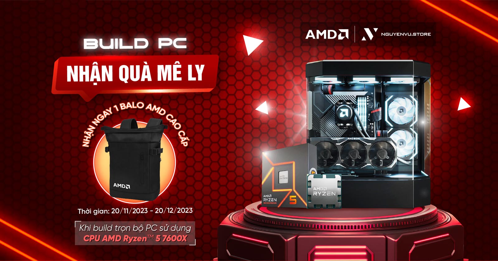 BUILD PC - NHẬN QUÀ MÊ LY CÙNG AMD