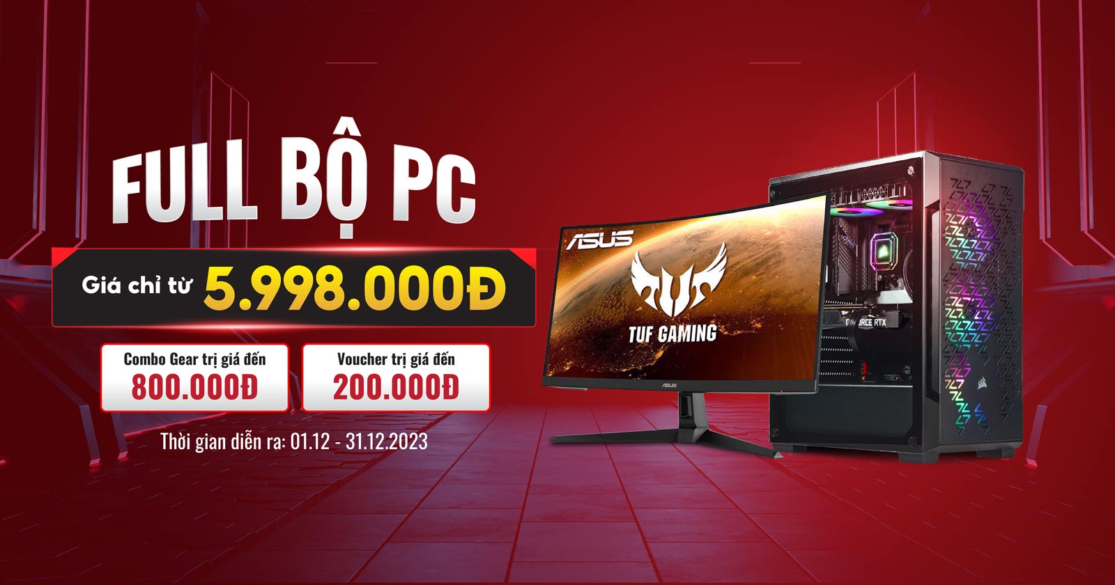 FULL BỘ PC chỉ từ 5.998.000đ