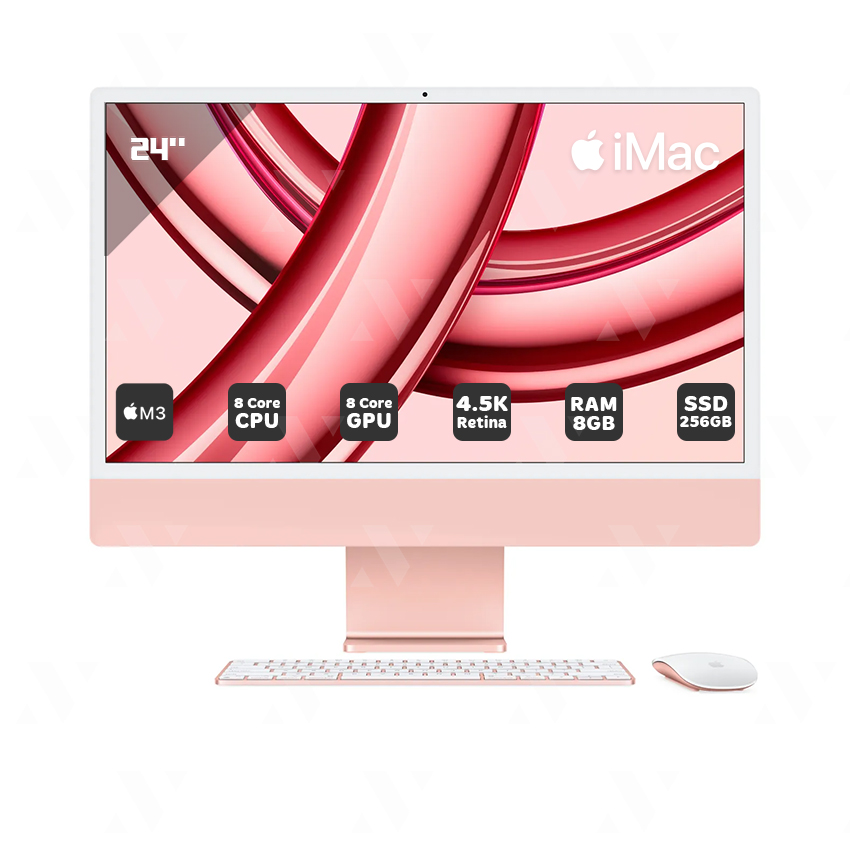 Apple iMac M3 MQRD3SA/A 2023 Hồng chính hãng giá rẻ Cần Thơ