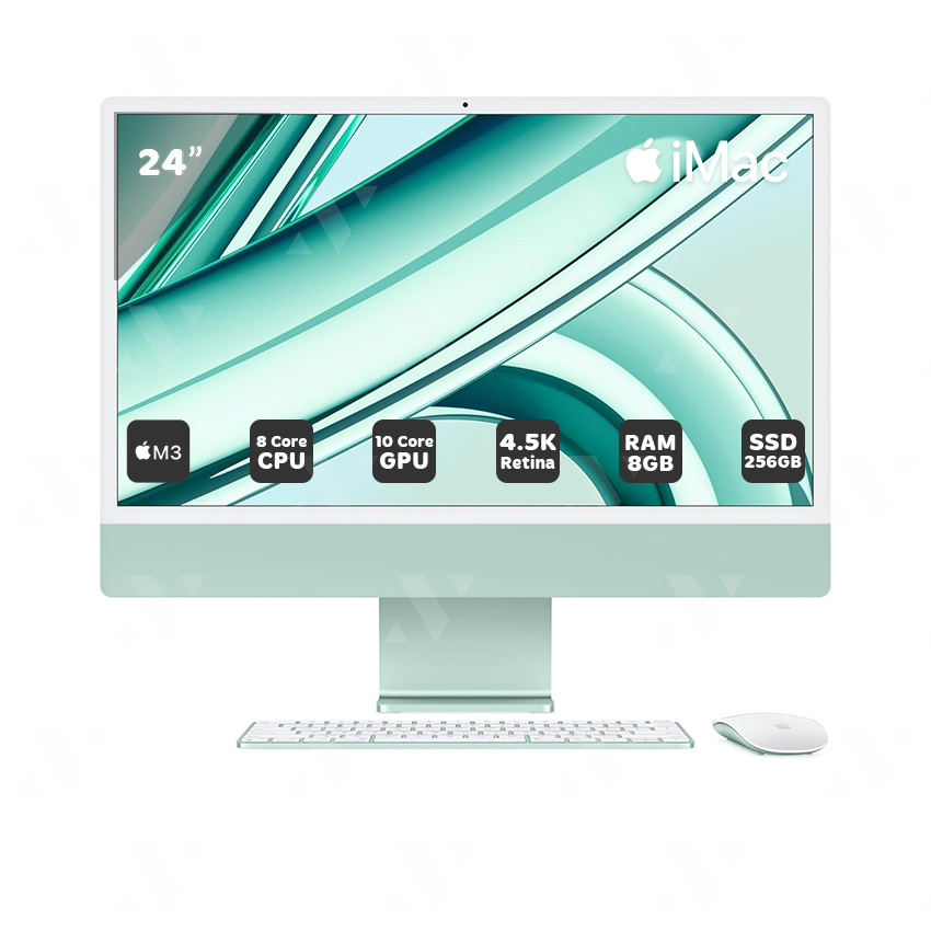 Apple iMac M3 MQRN3SA/A 2023 Xanh Lá chính hãng giá rẻ Cần Thơ