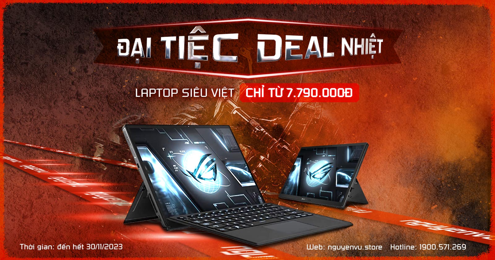 ĐẠI TIỆC SIÊU NHIỆT | Laptop siêu việt mua 1 được 3