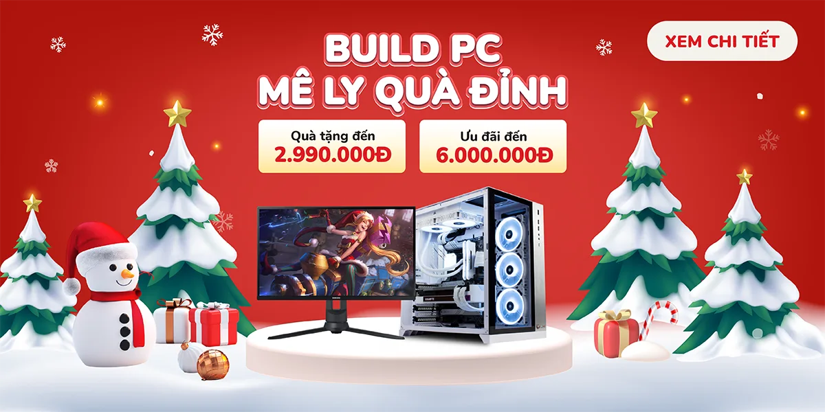 BUILD PC - MÊ LY QUÀ ĐỈNH đến 2.990.000Đ