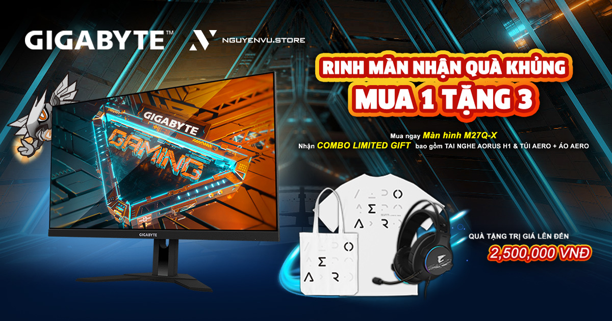 GIGABYTE M27Q-X | MUA 1 ĐƯỢC 3