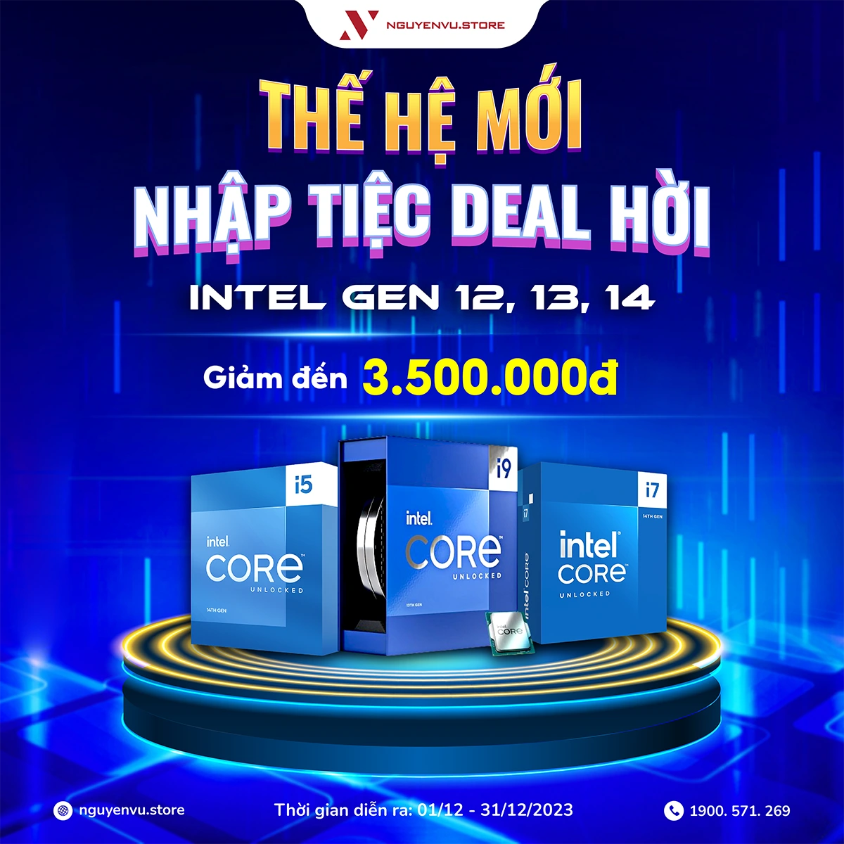 INTEL THẾ HỆ 12 13 14 GIẢM ĐẾN 3.6 TRIỆU ĐỒNG