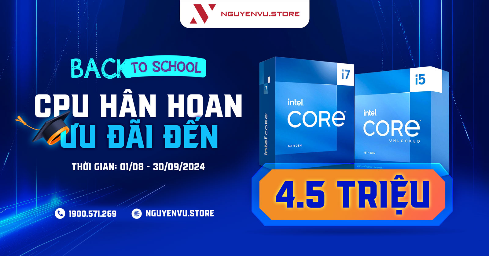 CPU thế hệ mới giảm tới 4.500.000đ | Nguyễn Vũ Store