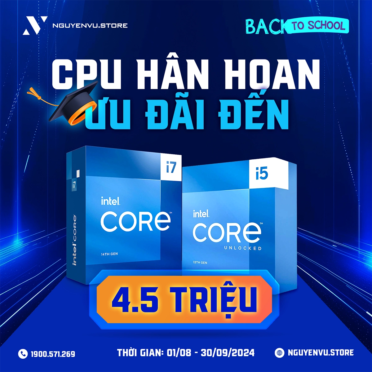 CPU thế hệ mới giảm tới 4.500.000đ | Nguyễn Vũ Store