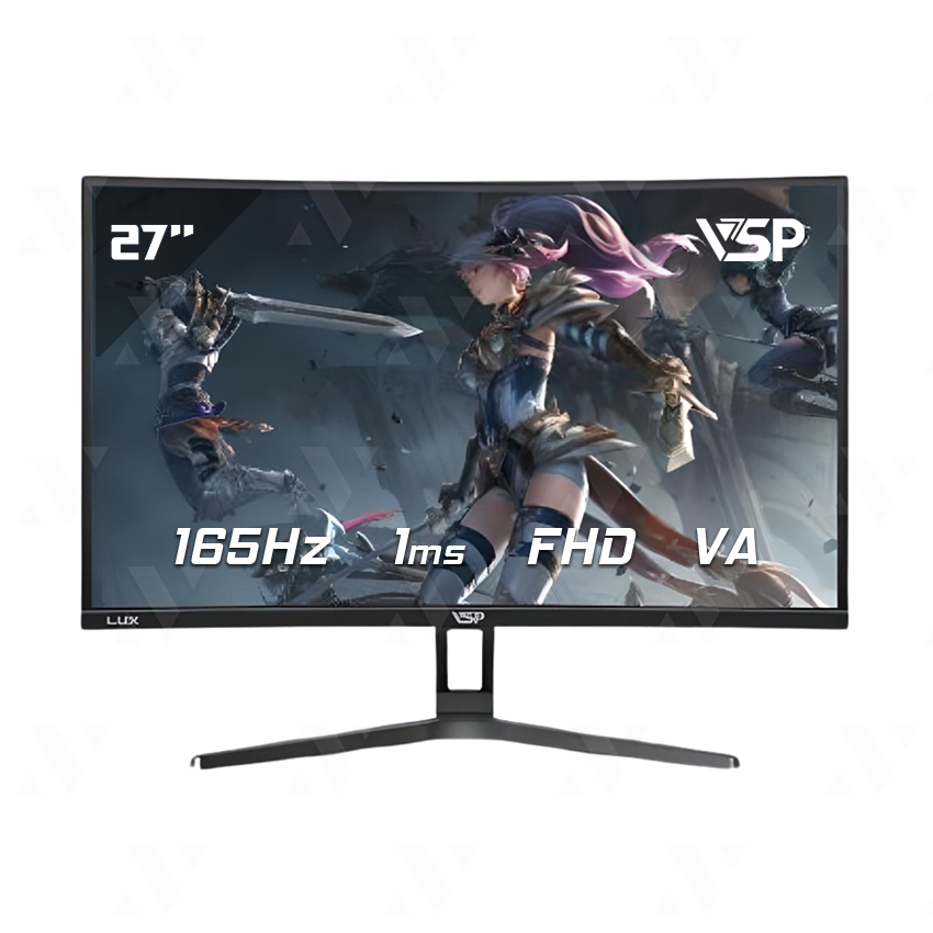 Màn hình Cong VSP VX272C Đen Lux 27 inch chính hãng giá rẻ Cần Thơ