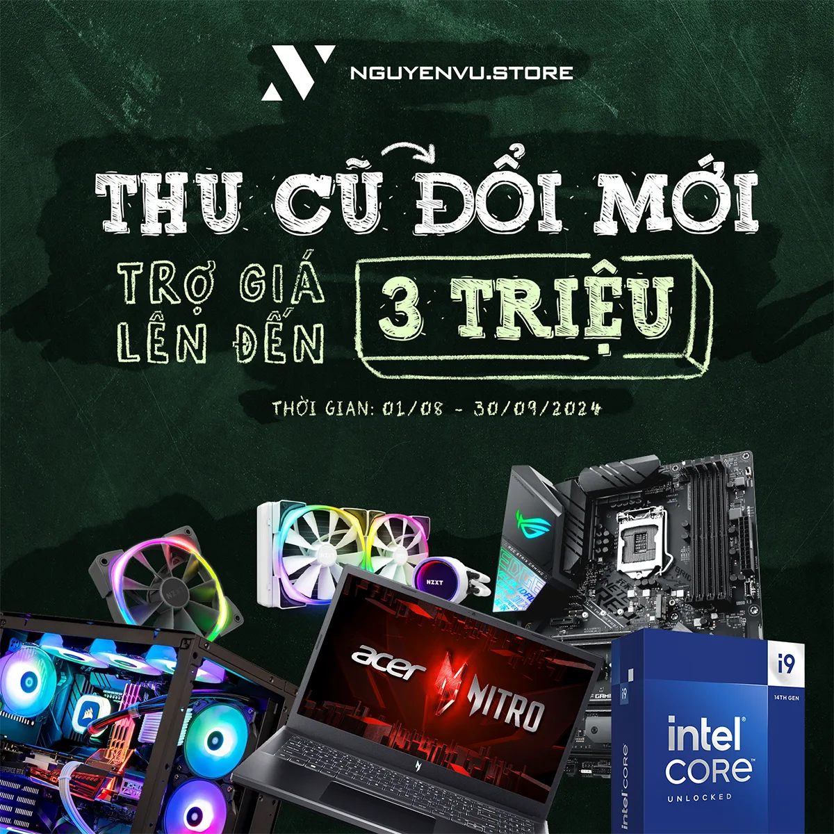 Thu cũ đổi mới PC Laptop | Nguyễn Vũ Store