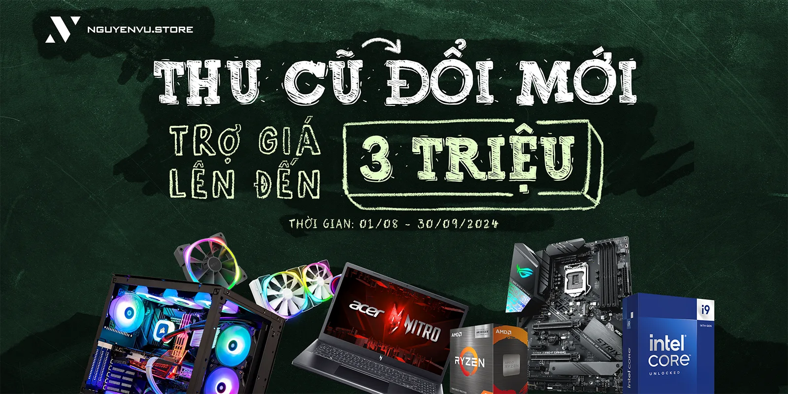 Thu cũ đổi mới PC Laptop | Nguyễn Vũ Store