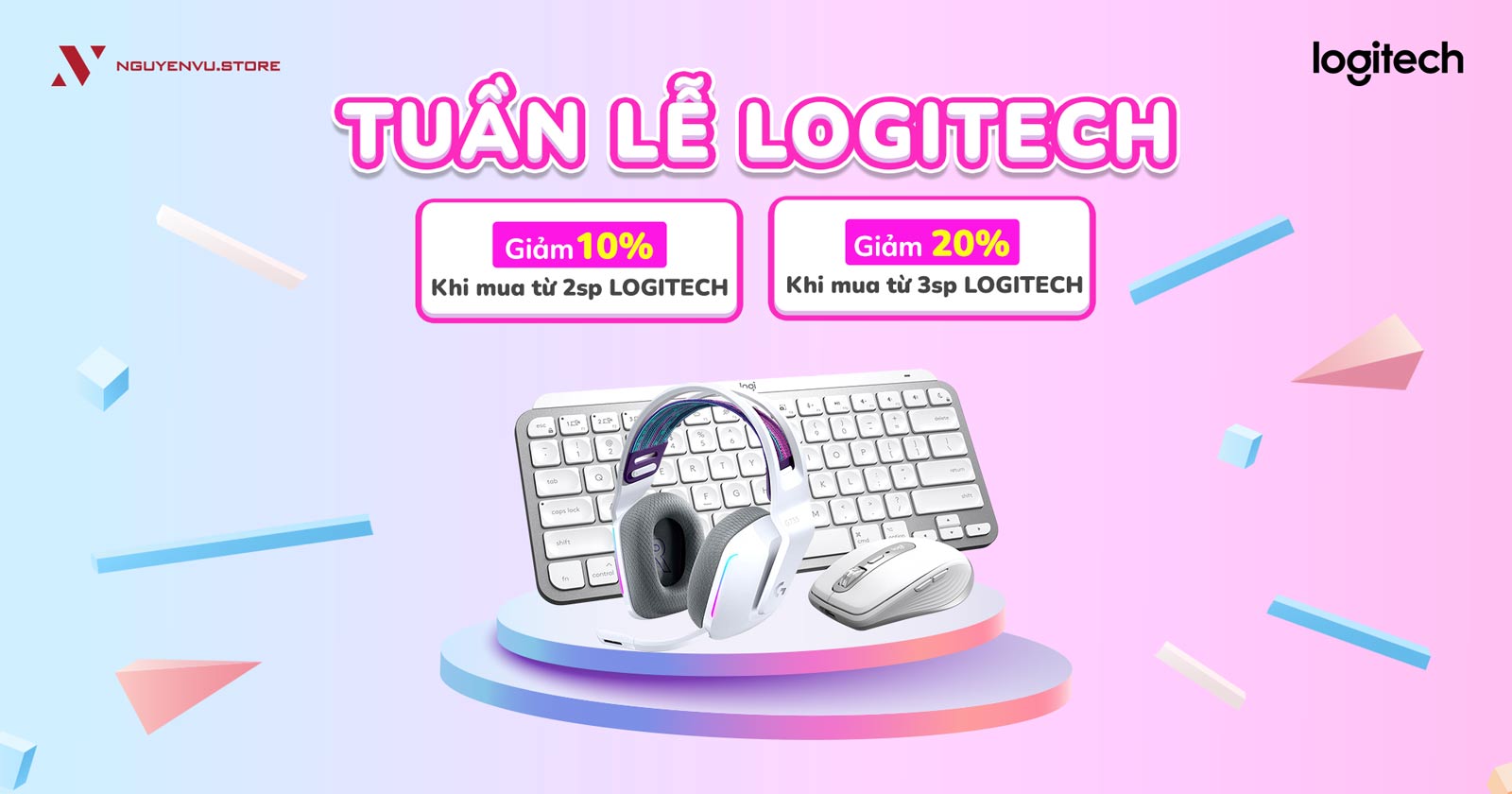 TUẦN LỄ LOGITECH | Giảm Thêm Đến 20%