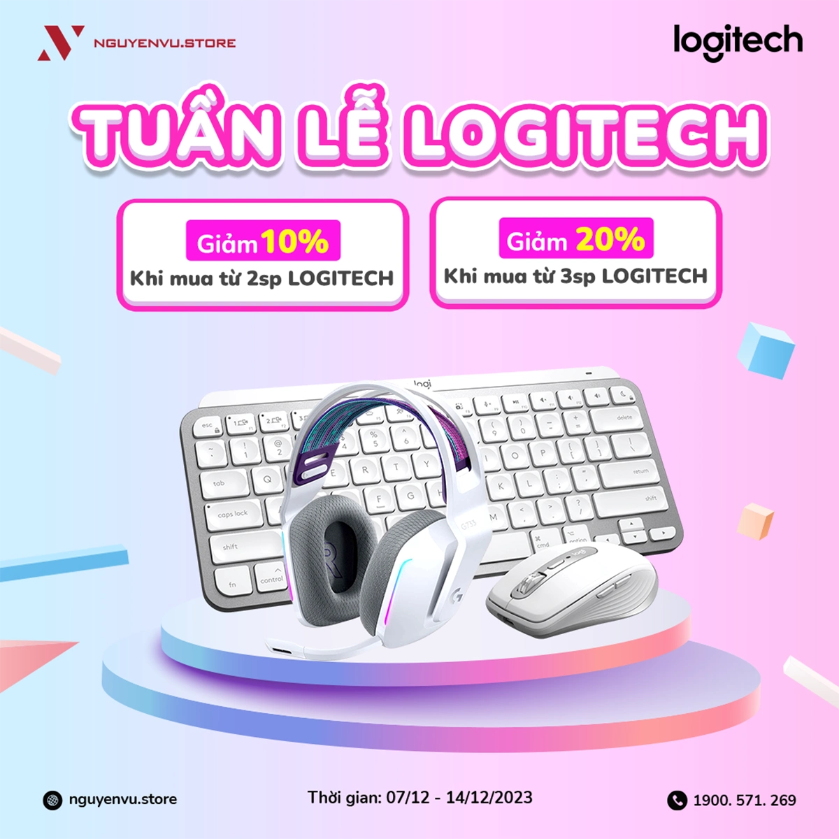 TUẦN LỄ LOGITECH | Giảm Thêm Đến 20%