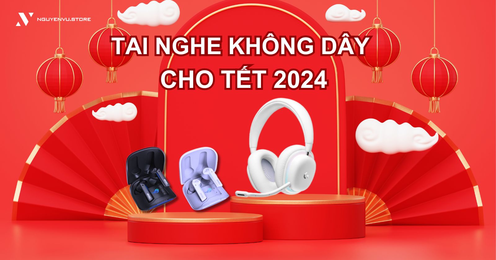 Tai nghe không dây cho Tết 2024