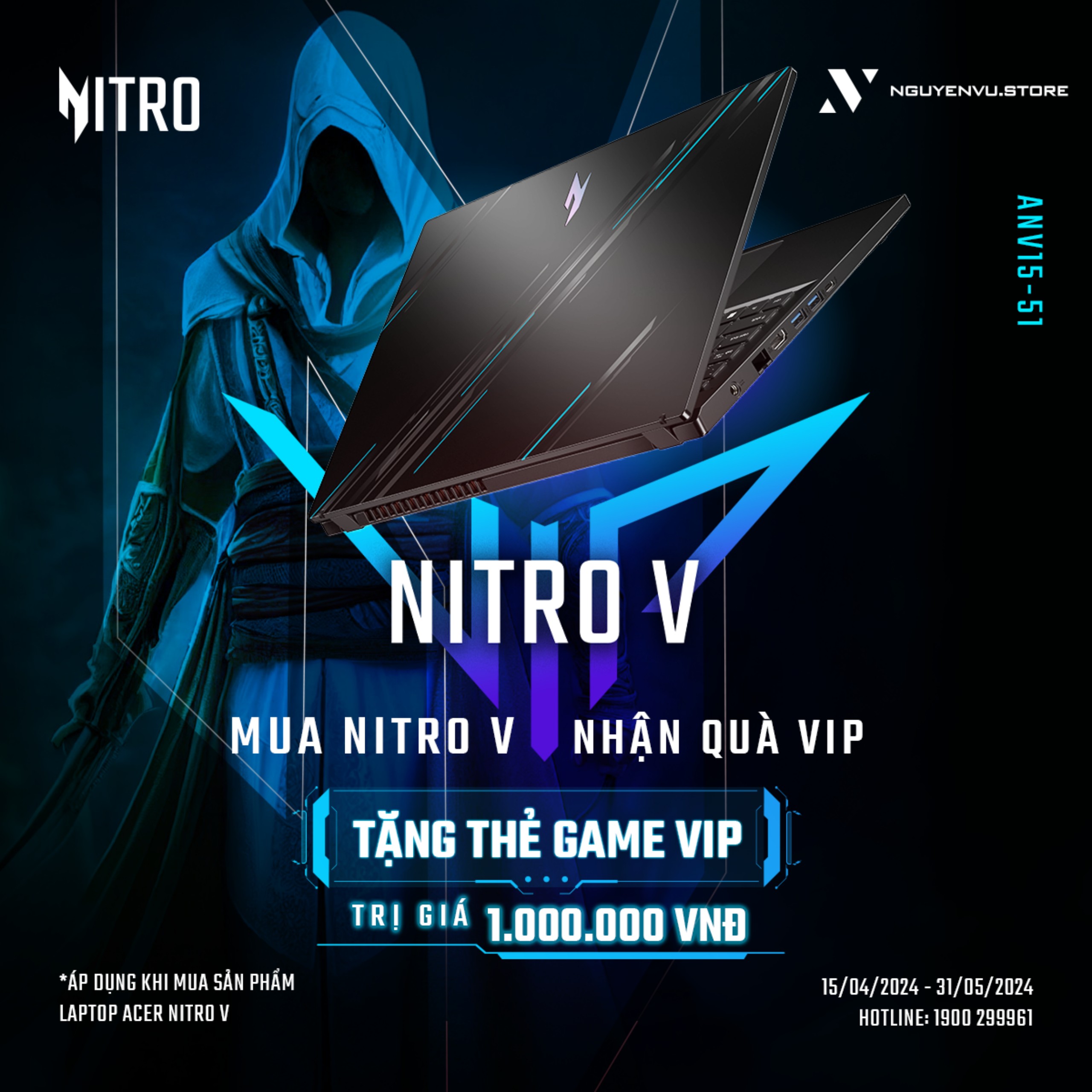 Mua Nitro V - Nhận Quà VIP | Nguyễn Vũ Store