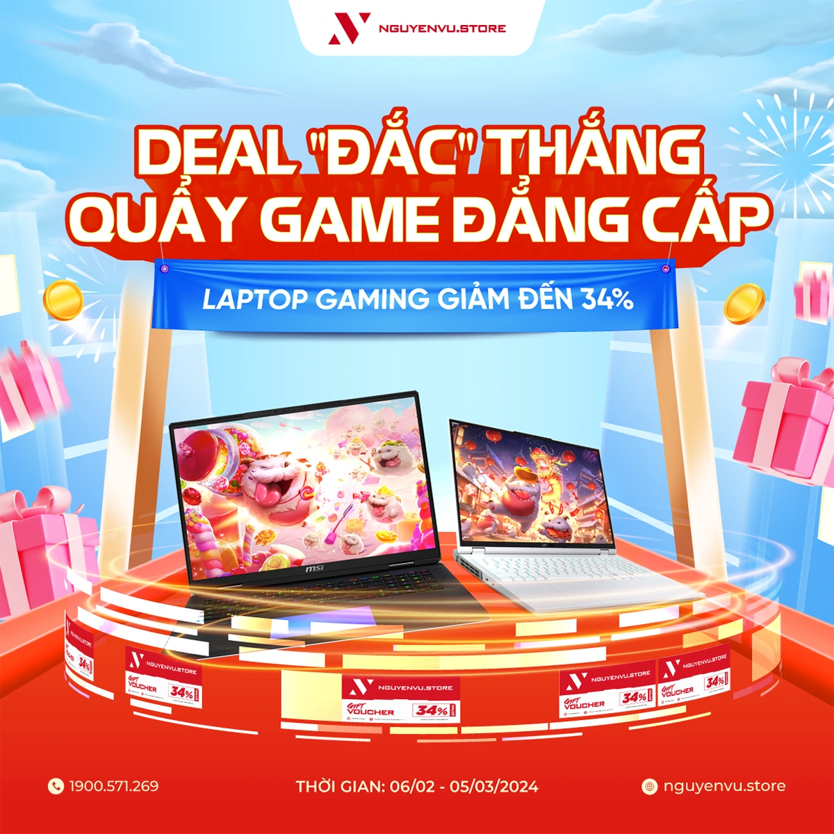 DEAL "ĐẮC" THẮNG | Laptop Gaming Giảm Đến 34%