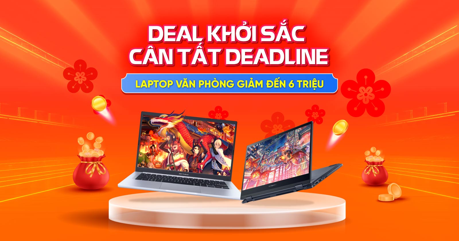 DEAL KHỞI SẮC | Laptop văn phòng giảm đến 6 triệu đồng