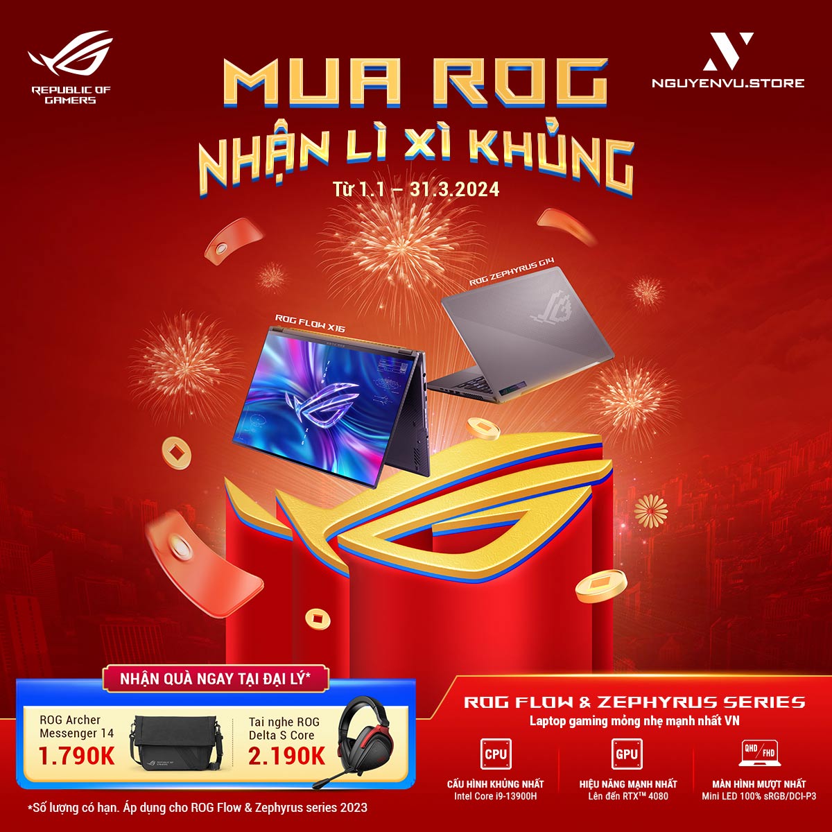 MUA ROG - NHẬN LÌ XÌ KHỦNG 2024