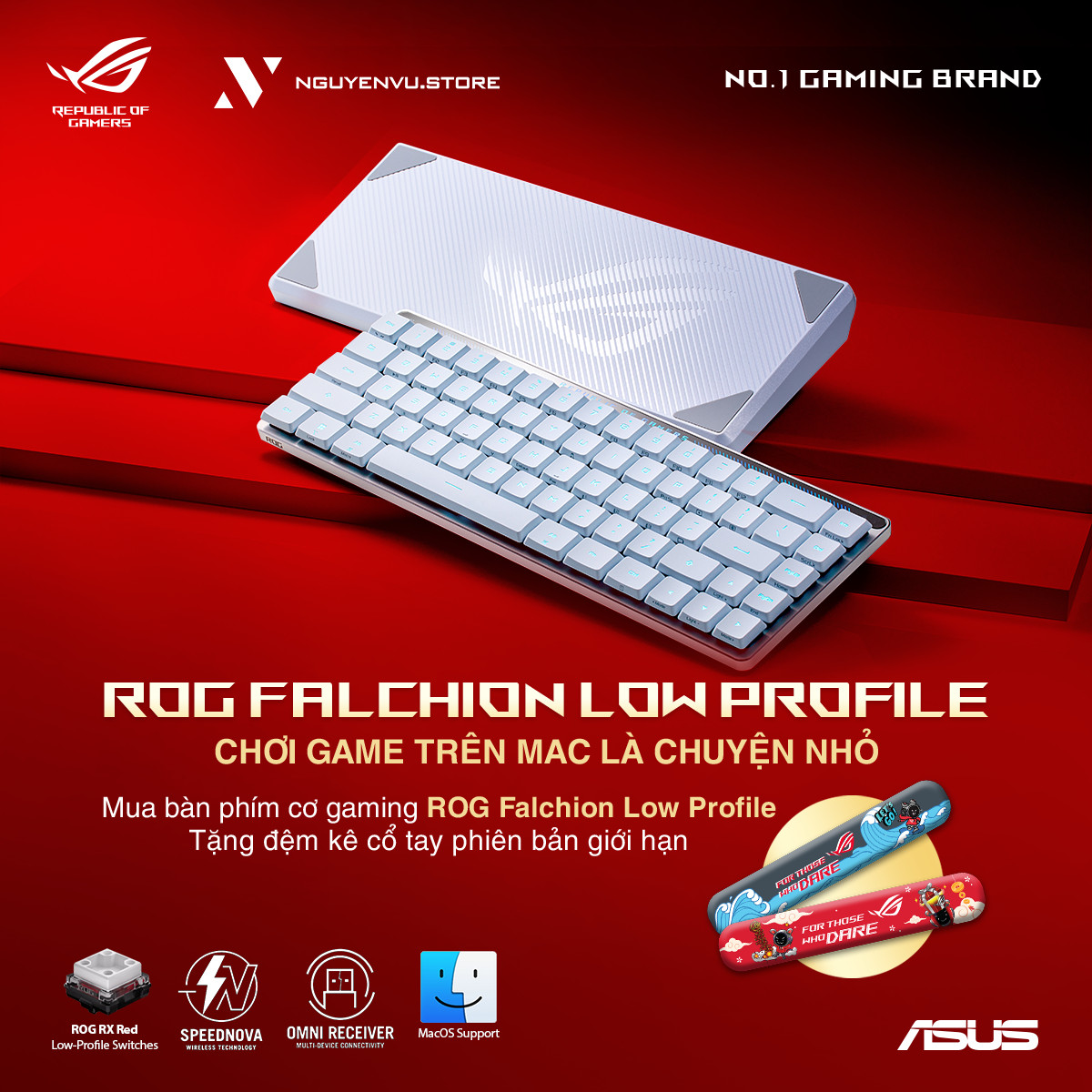 ROG FALCHION LOW PROFILE CHƠI GAME TRÊN MAC LÀ CHUYỆN NHỎ