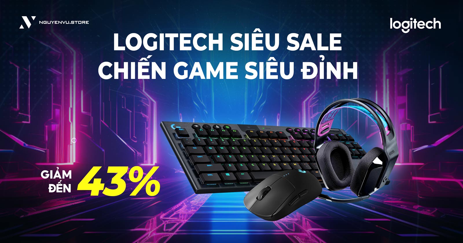 LOGITECH SIÊU SALE CHIẾN GAME SIÊU ĐỈNH | Nguyễn Vũ Store