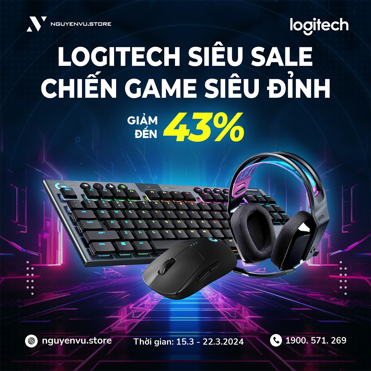 LOGITECH SIÊU SALE CHIẾN GAME SIÊU ĐỈNH | Nguyễn Vũ Store