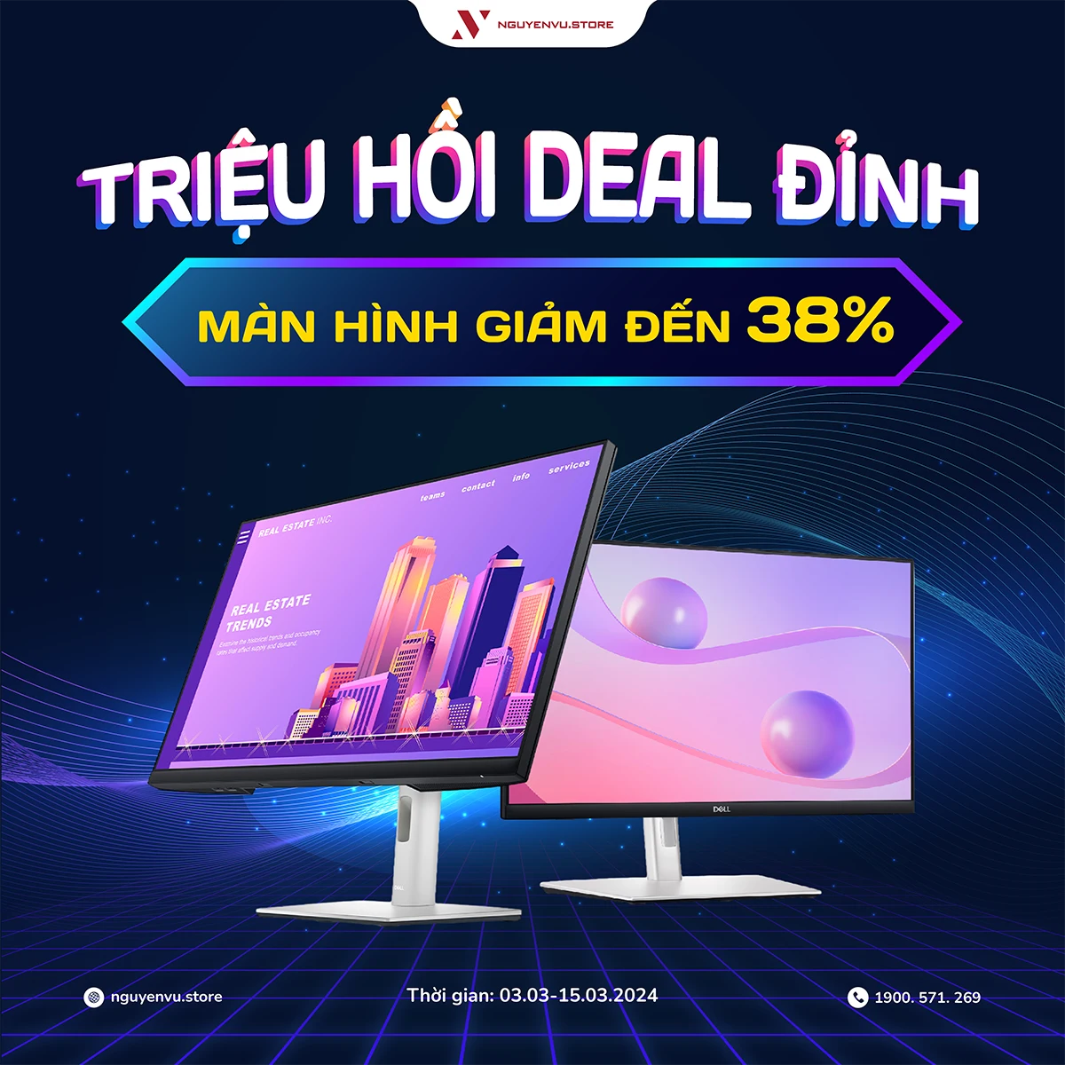 Triệu Hồi Deal Đỉnh, màn hình giảm đến 38%