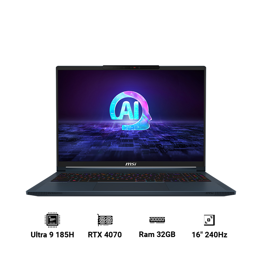 Laptop MSI Stealth 16 AI Studio A1VGG-089VN