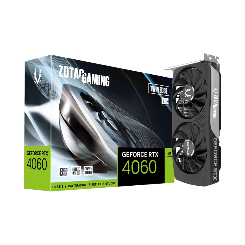 Card màn hình ZOTAC GAMING GeForce RTX 4060 8GB Twin Edge OC (ZT-D40600H-10M)